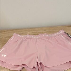 Under Armour Women's Light Pink Athletic Shorts